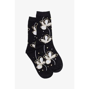 Gold flower sock-brand-Moda Bella Shoes