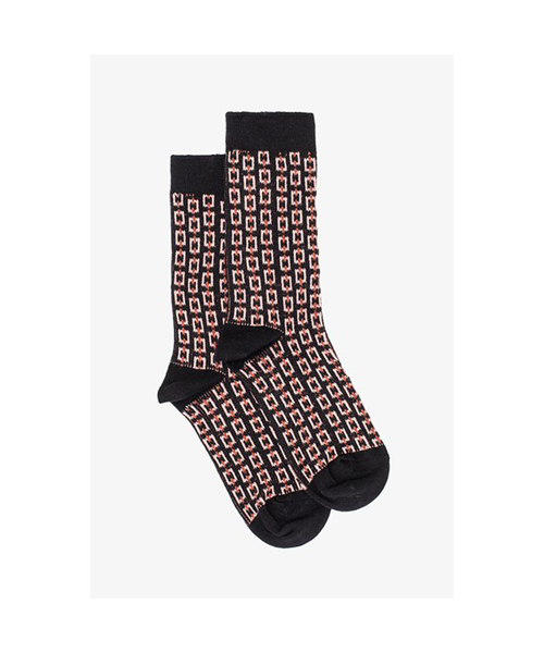 Blush chain sock